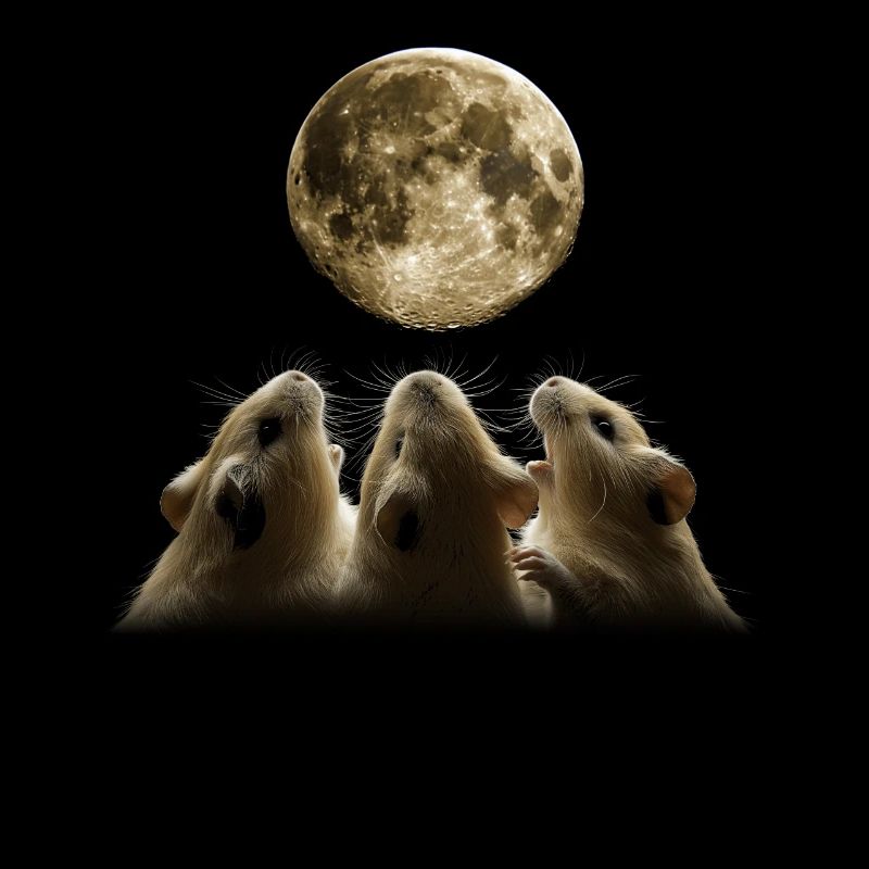 Cochon d’Inde Animal de compagnie Lune Hurlante