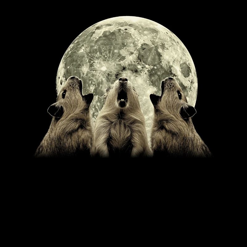 Cochon d’Inde Animal de compagnie Lune Hurlante