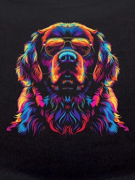 Newfoundland Dog Sunglasses Popart