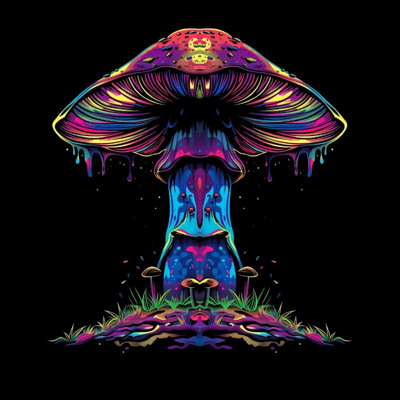 Champignon Cottagecore Popart
