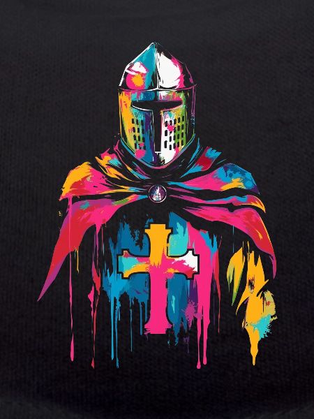 Templar Knight Cross Popart