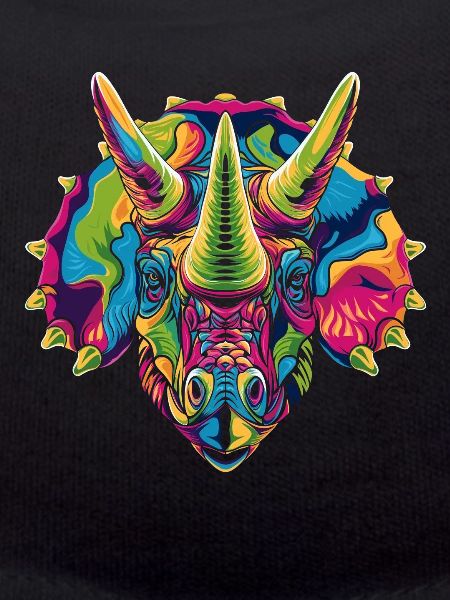 Triceratops Dinosaur Popart