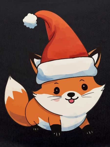 Fuchs Weihnachten Wasserfarben