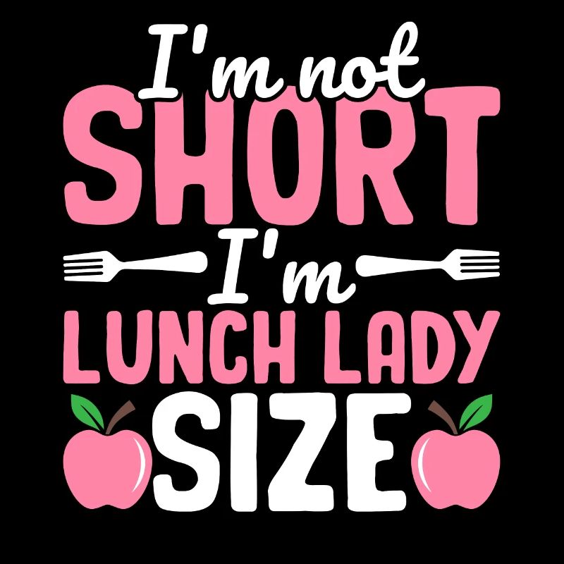 Cafeteria-Mitarbeiter Ich bin nicht klein, ich bin