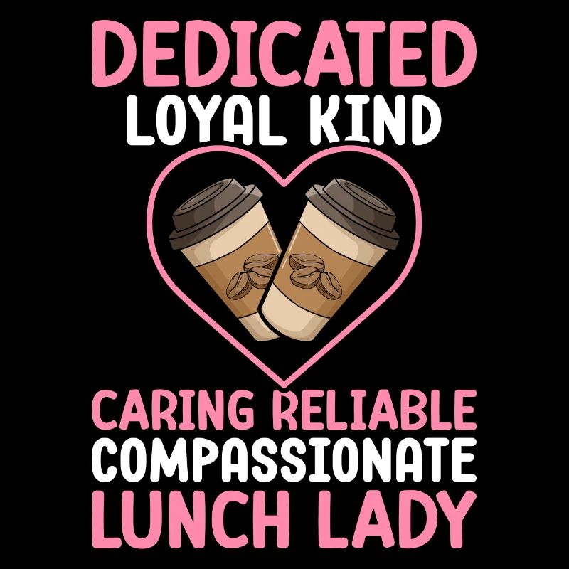 Cafeteria-Mitarbeiterin Engagierte, loyale, freund