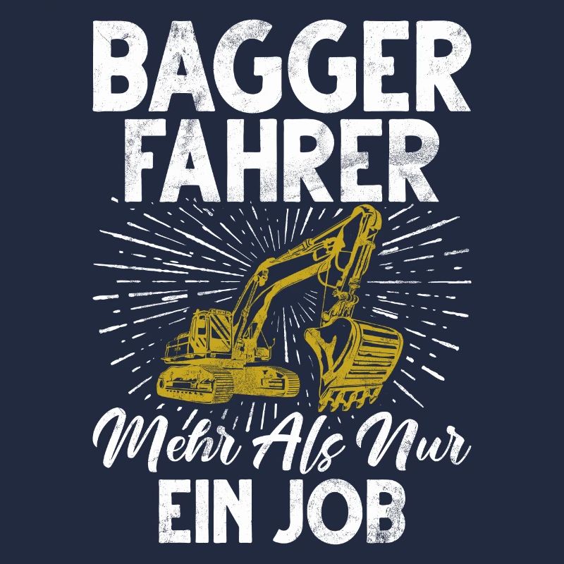 Excavator Driver Funny Construction Worker Profession Excavator