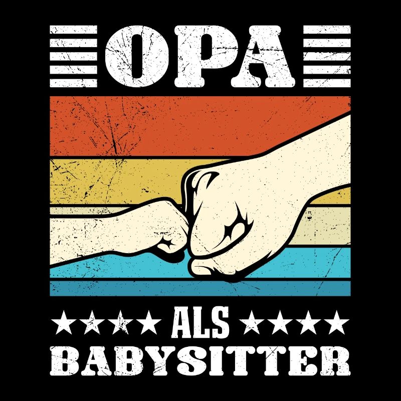 OPA ALS BABYSITTER Lustiges Großvater Opi