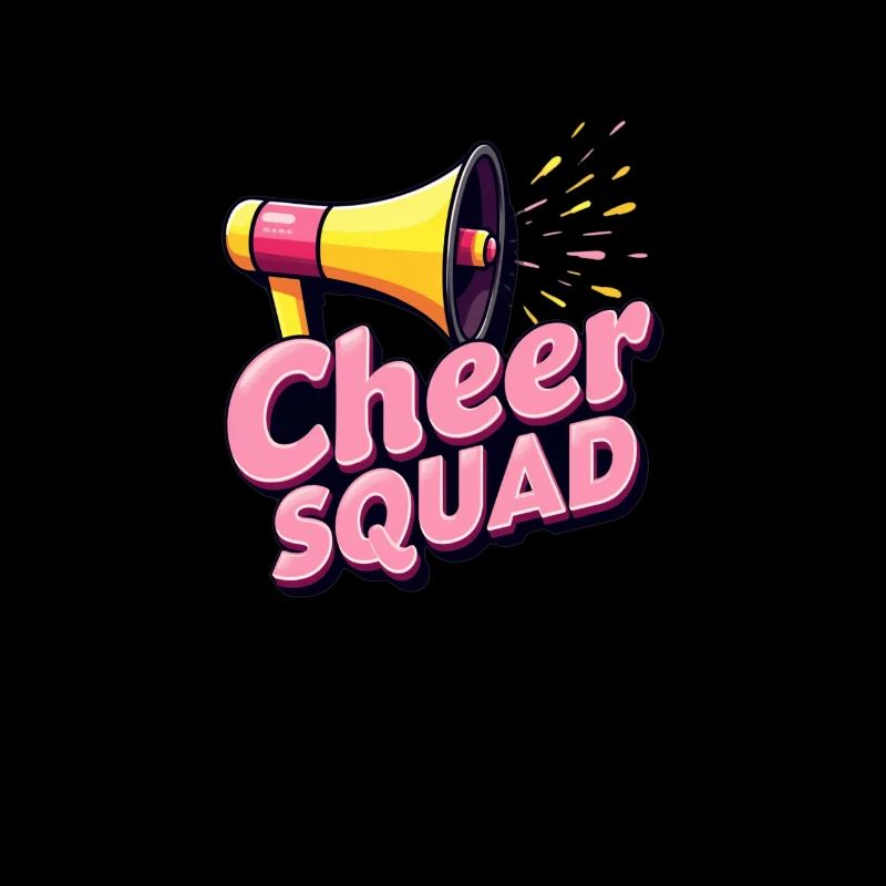 Cheerleading Cheer Squad Lautsprecher Kunst