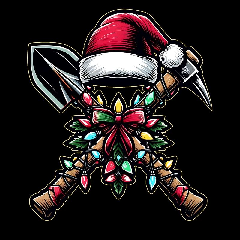 Pickaxe and Shovel Archaeologist Archaeology