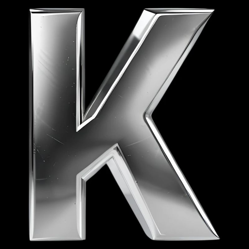 Chrome ,, K " Métallisé