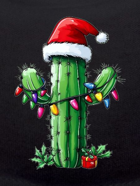 Cactus Christmas Hat Xmas
