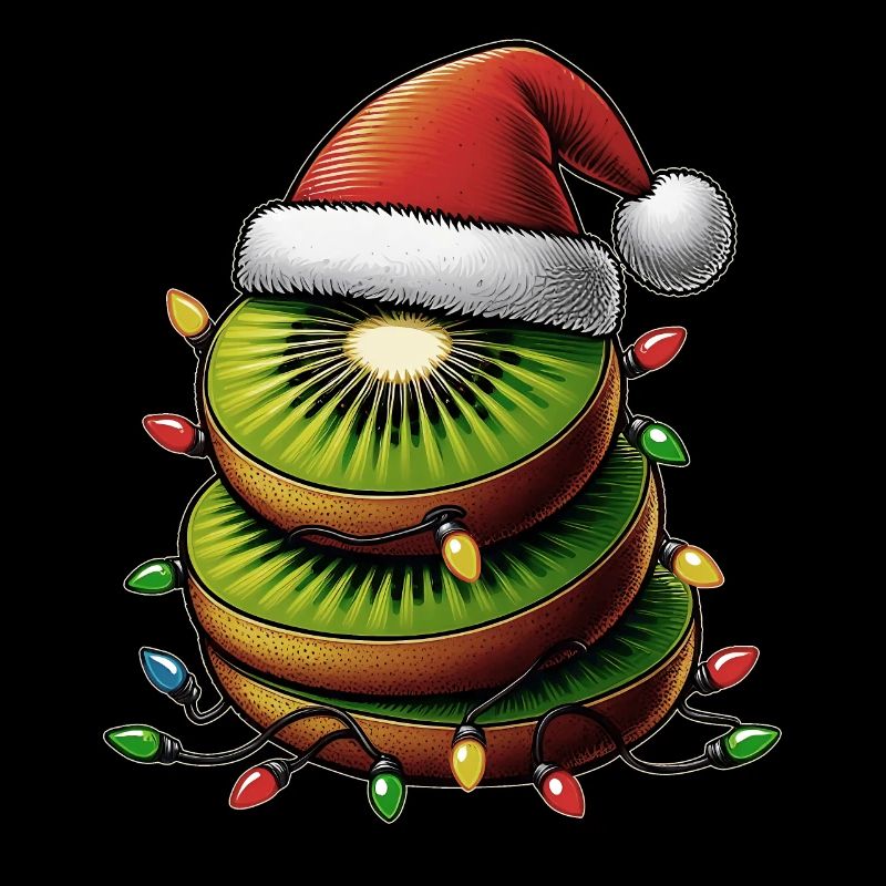 Kiwi Fruit Chapeau de Noël