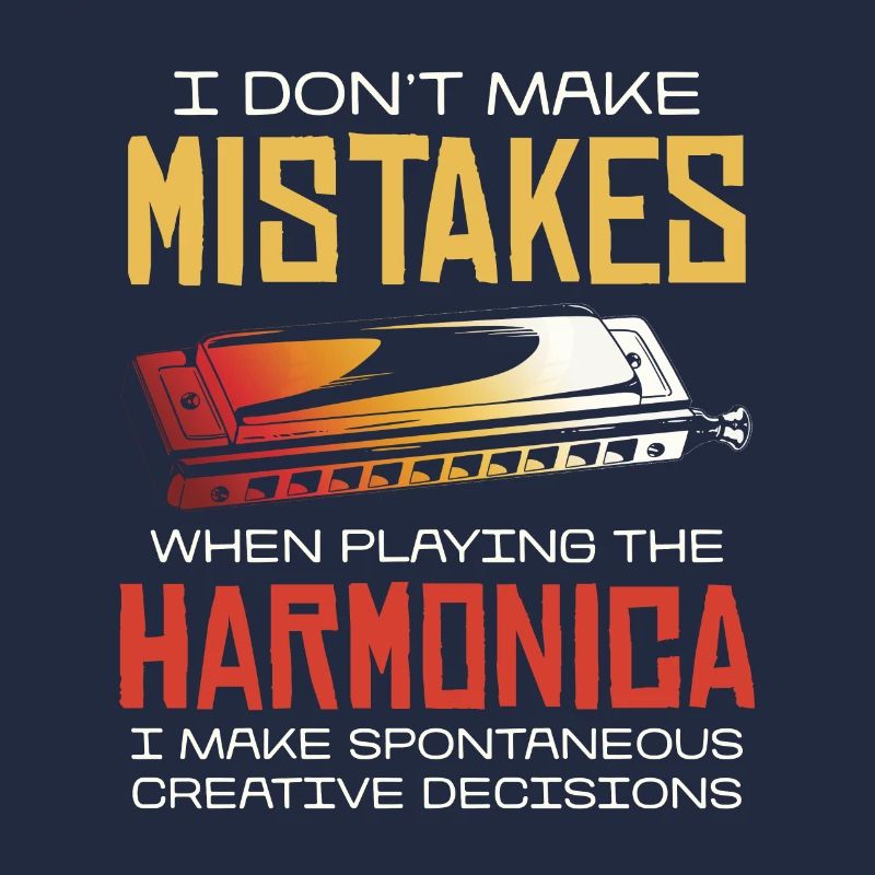 Je ne fais pas d’erreurs quand je joue de l’harmonica
