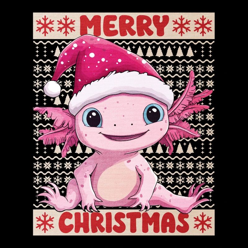 Axolotl Noël laid Noël mignon