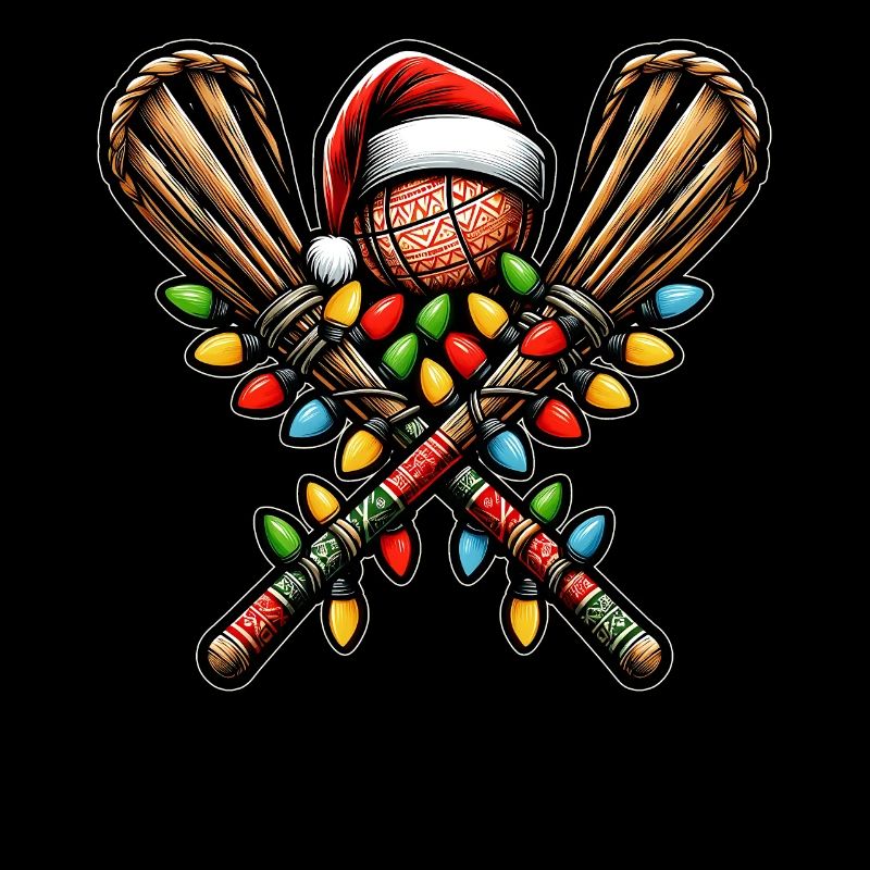 Stickball Santa Hat Xmas