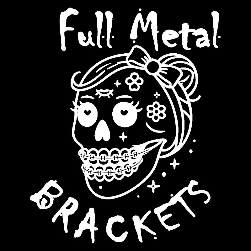 Braces Girl Brackets Fixed Brace Funny