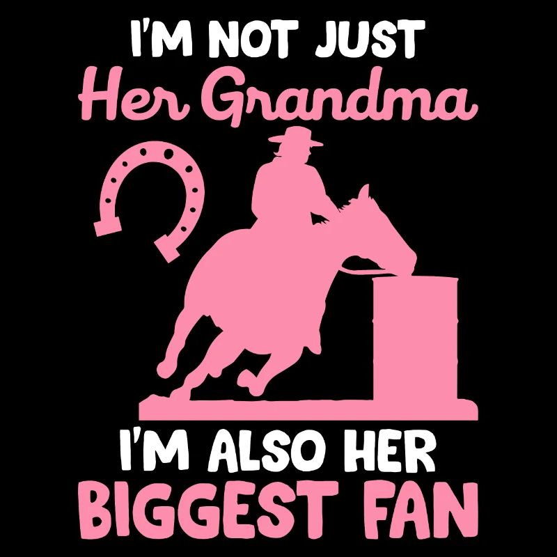 Barrel Racer Barrel Racing Rodeo Pferd Oma Größter