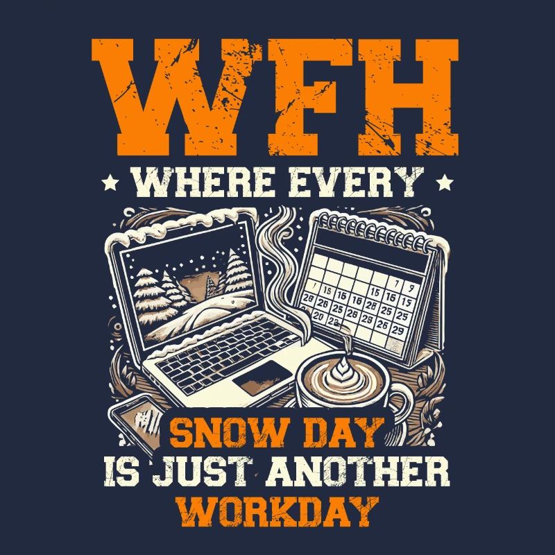 WFH wo jeder Schneetag nur weiterer Arbeitstag ist