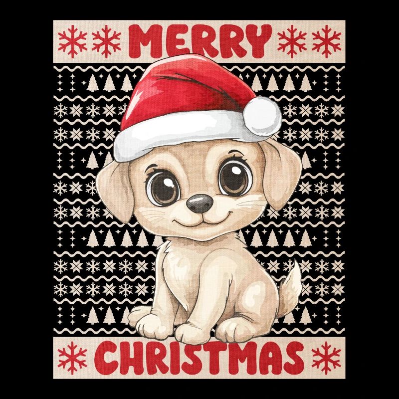 Chien Moche Noël Noël Noël Mignon Mignon