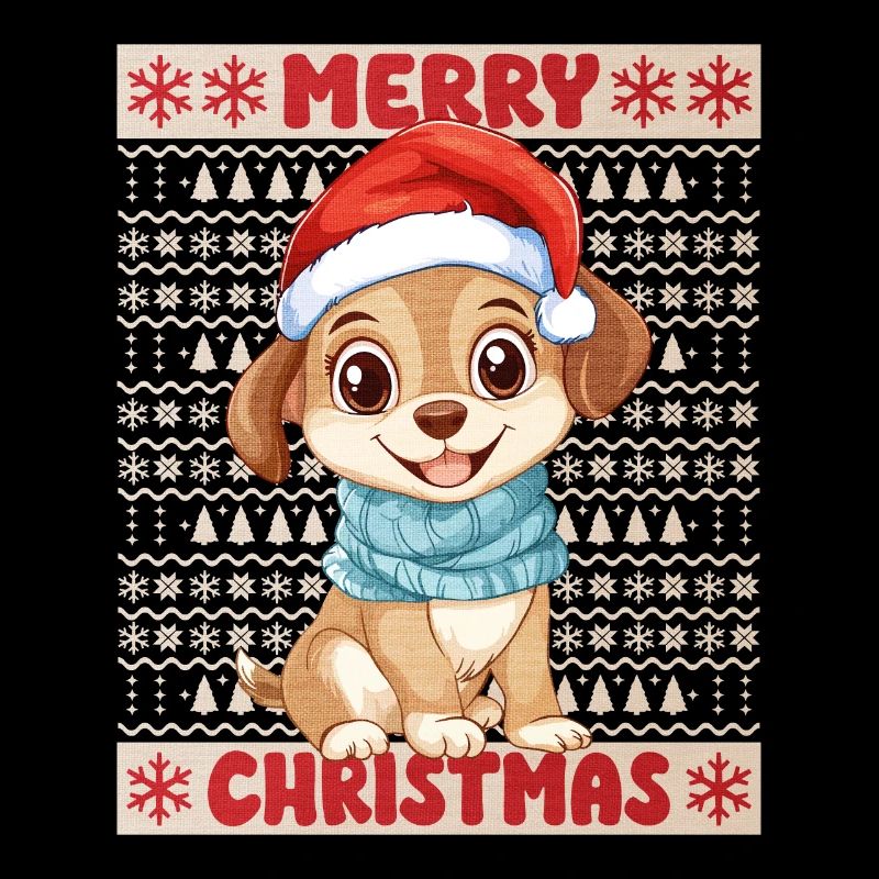 Chien Moche Noël Noël Noël Mignon Mignon