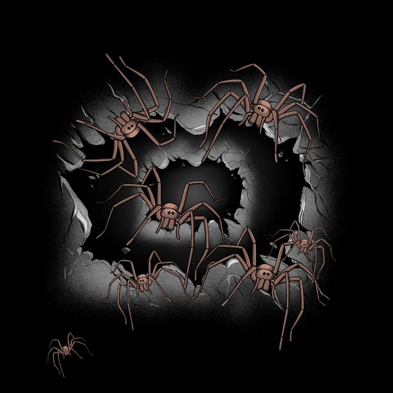 Araignées d’Halloween Araignées araignées Phobie Panique