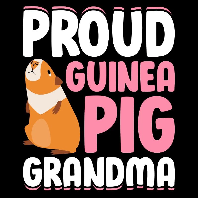 Fière grand-mère cochon d’Inde