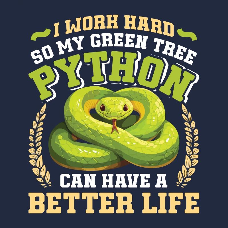 Python arborescent vert