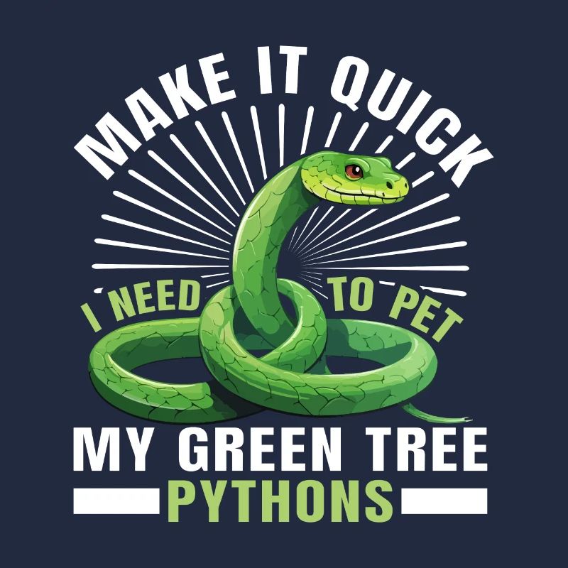 Python arborescent vert