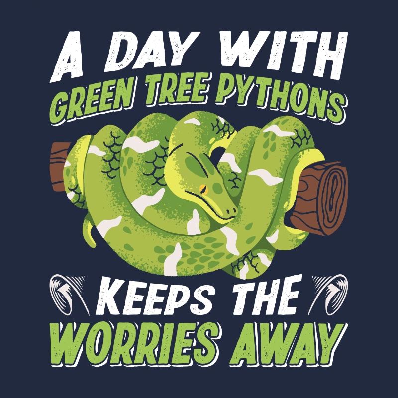 Python arborescent vert