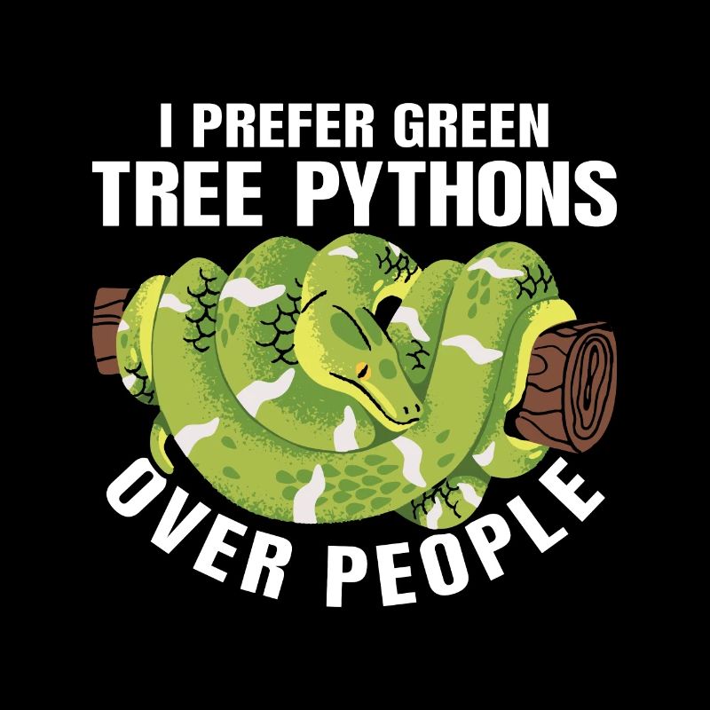 Python arborescent vert
