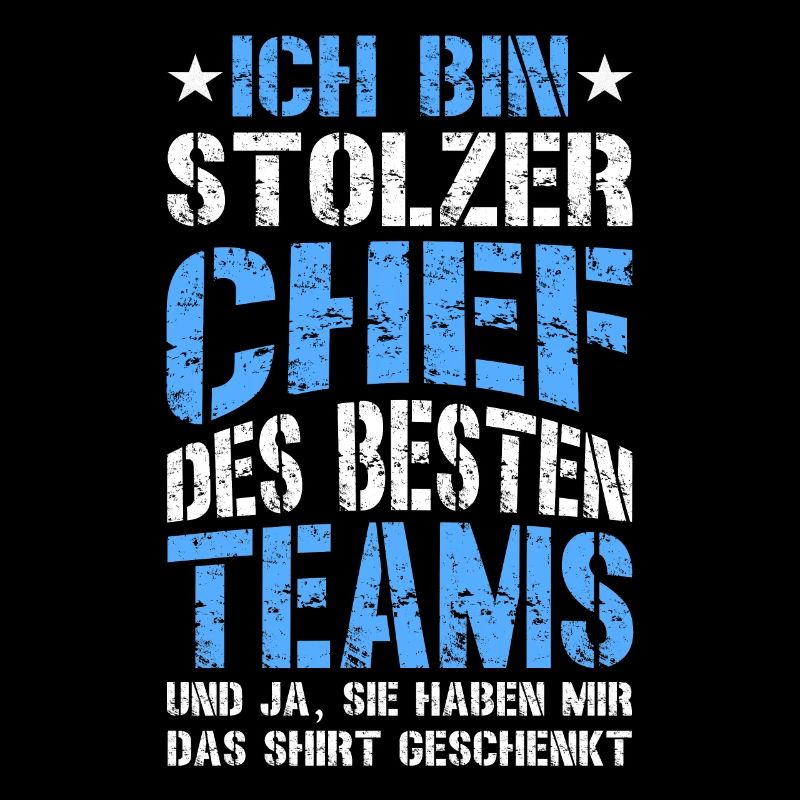 Stolzer Chef Von Tollen Mitarbeitern Kollege Büro