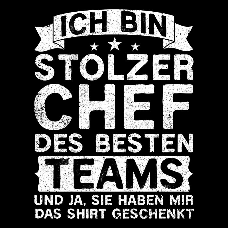 Stolzer Chef Von Tollen Mitarbeitern Kollege Büro