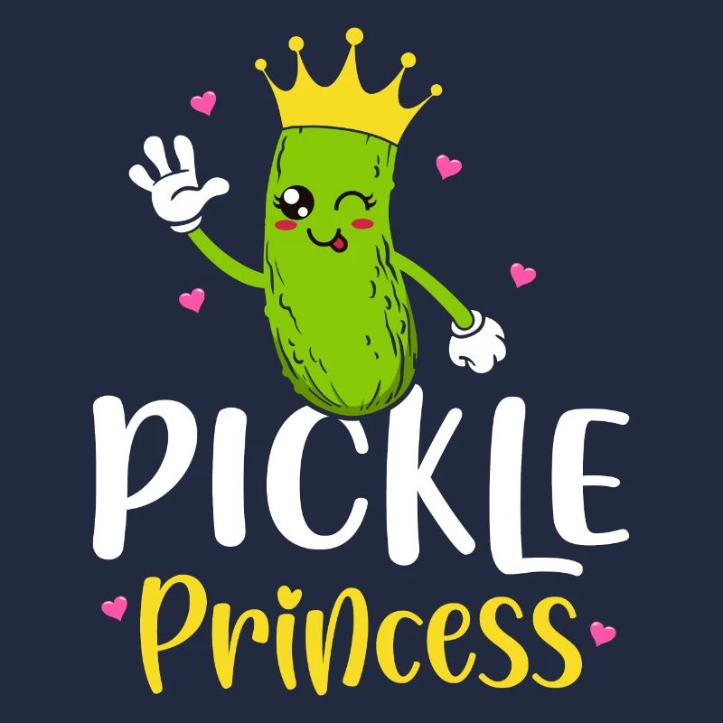 Concombre Princesse Drôle Concombre Fille Concombre