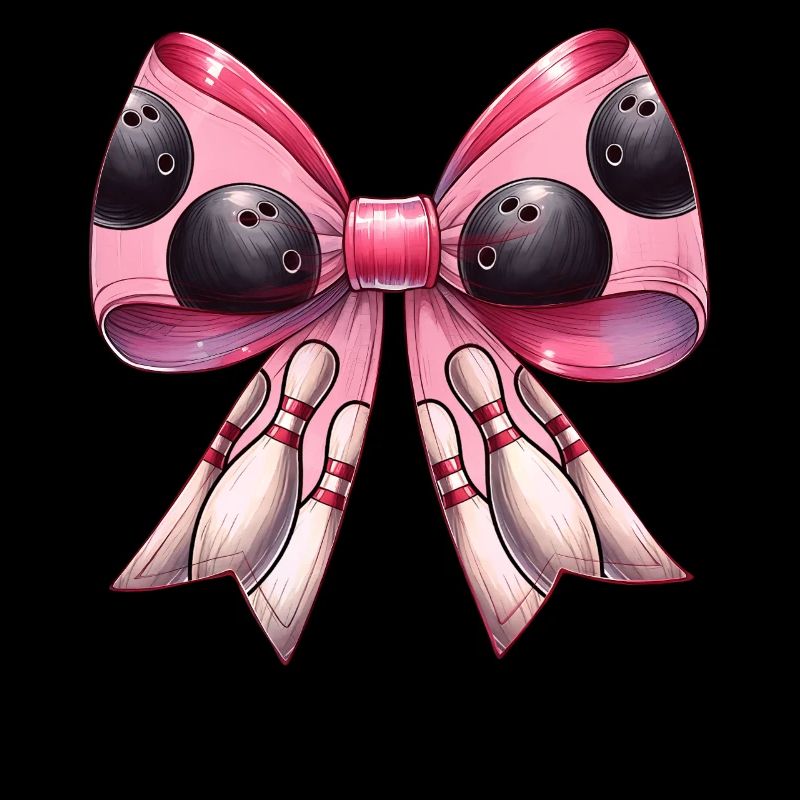 Coquette Bowlingkugel Pins Muster Bowler Rosa