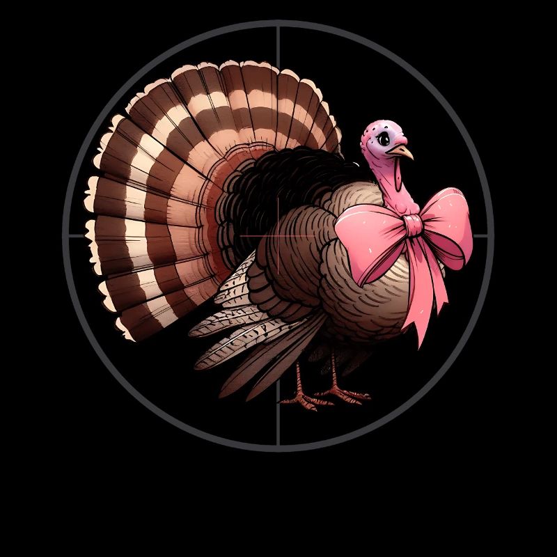 Coquette Arc Dinde Chasse Chasseur Rose