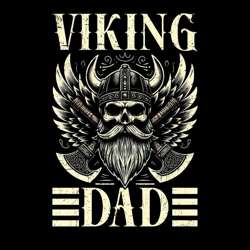 Wikinger Papa Vatertag Vaterschaft Elternteil