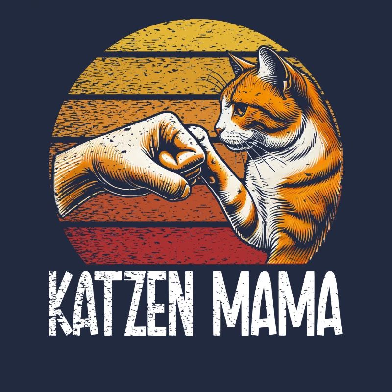 Katzen Mama Muttertag Elternteil Mama