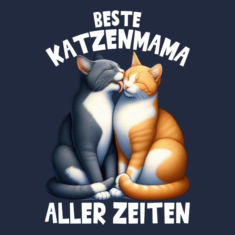 Katzen Mama Muttertag Elternteil Mama