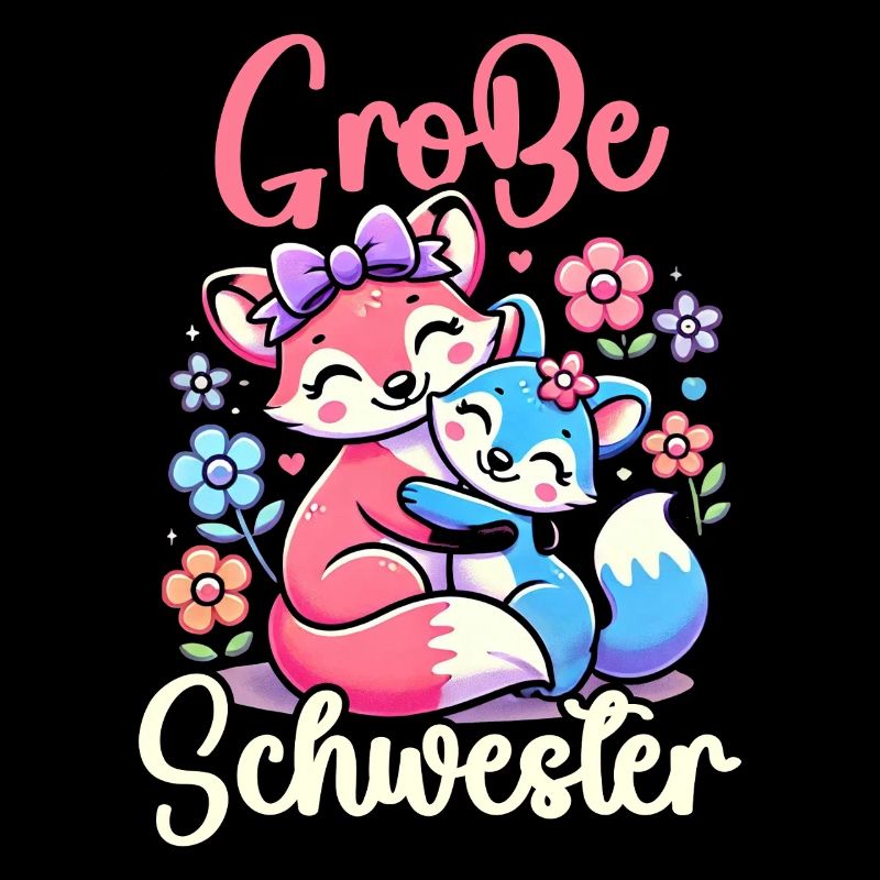 Große Schwester Fuchs Baby Enthüllung