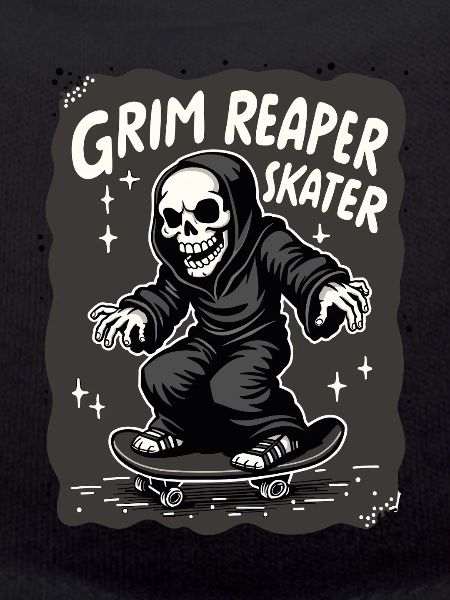 Skateboard Sensenmann – Style Grim Reaper