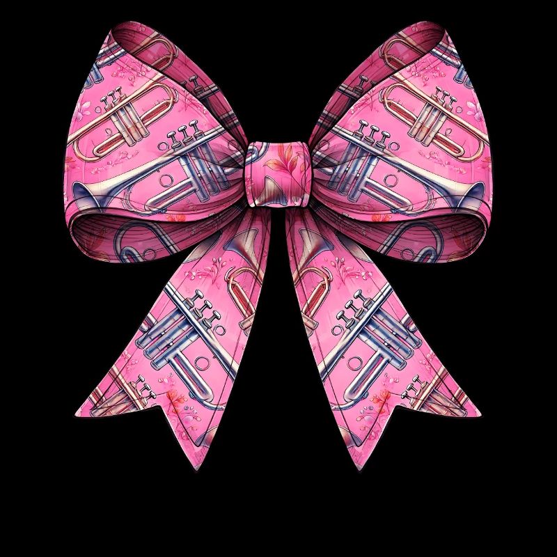 Coquette Bogen Trompete Instrument Muster