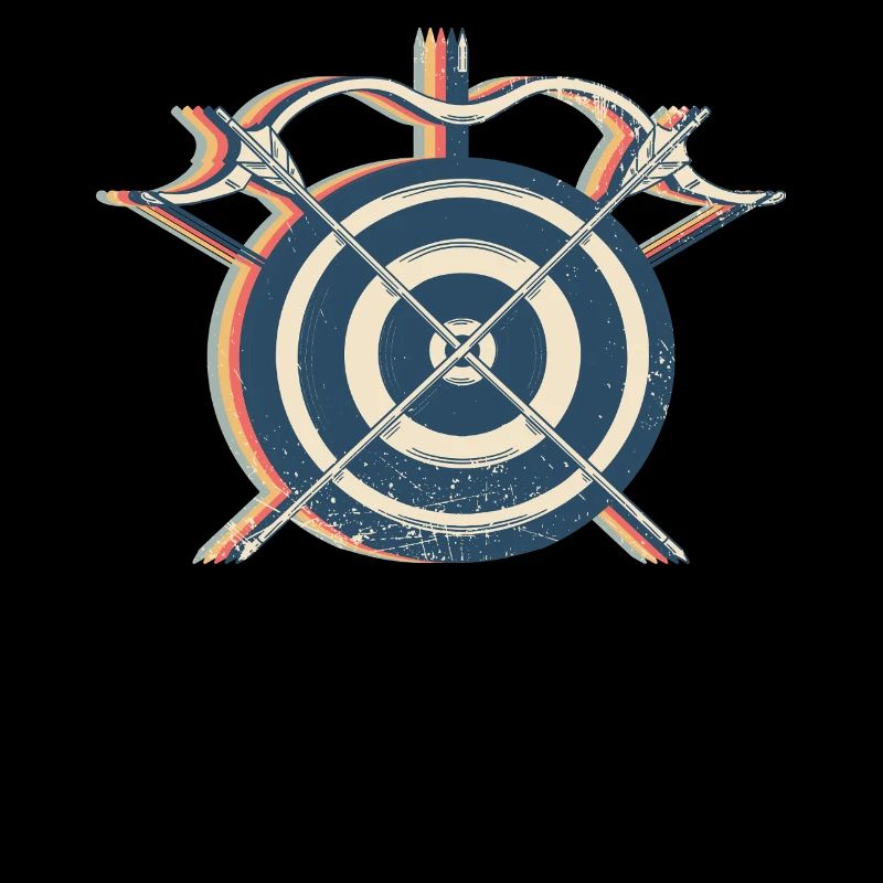 Archery Archer Bow and Arrow Retro