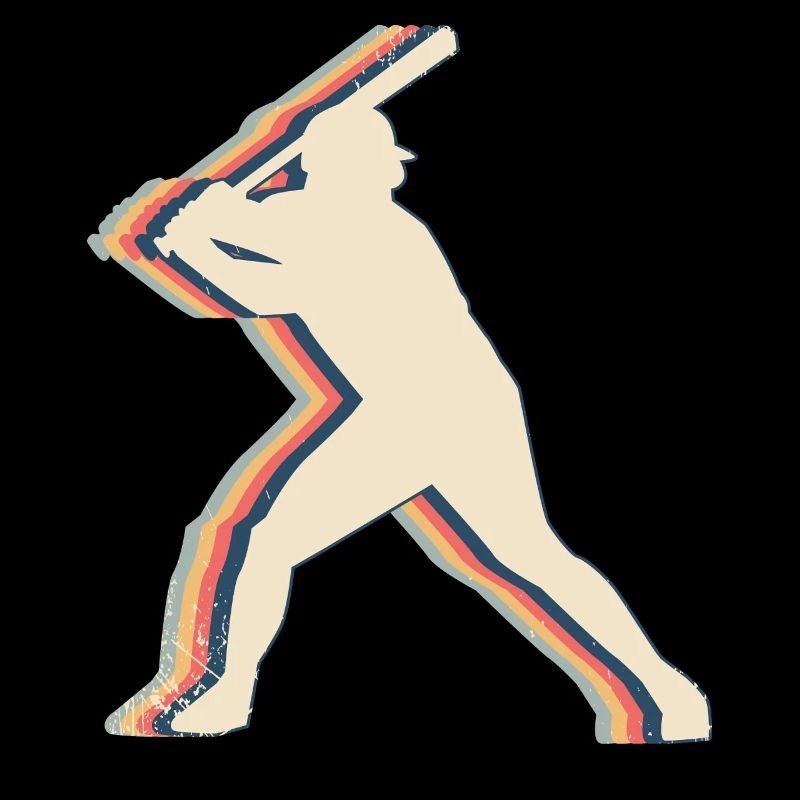 Baseball Player Team Coach Coach Retro