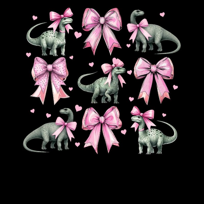 Coquette Bogen Brontosaurus Dinosaurier Mädchen