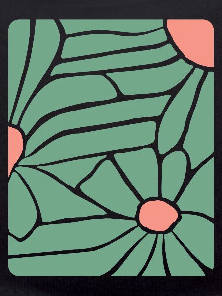 Abstract Floral Boho
