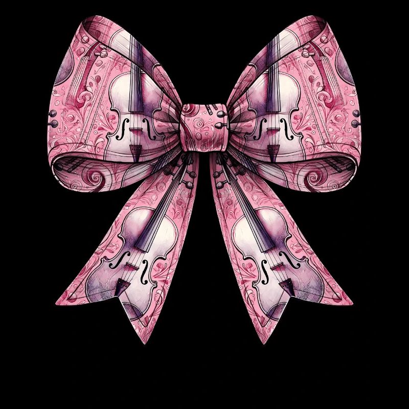 Coquette Bogen Cello Mädchen Muster Cellist Mom