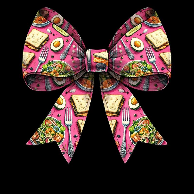 Coquette Bow Lunch Lady Cafeteria Arbeiter