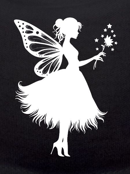 Magical fairy with flower