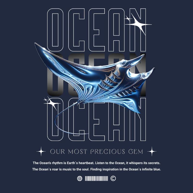 Ocean Manta Kostbarer Schatz