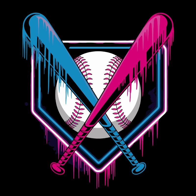 Baseball Passion Neon Style